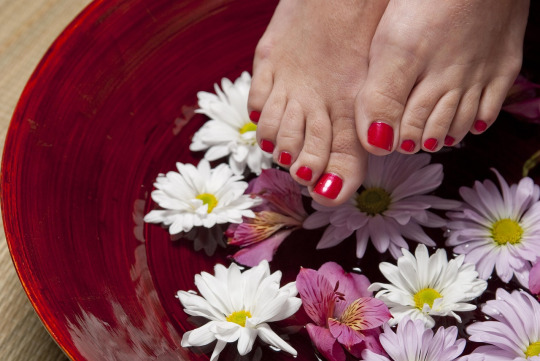 pedicure treatment feet